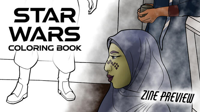 Star Wars Coloring Book - Preview